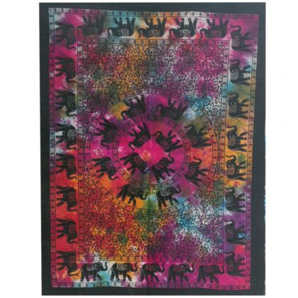 Tapiz de algodón - Mandala de elefante