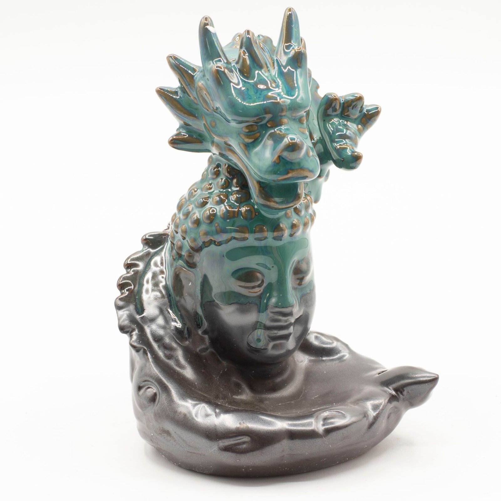 Quemador de incienso de flujo inverso - Dragón sobre Buda - Imagen 4