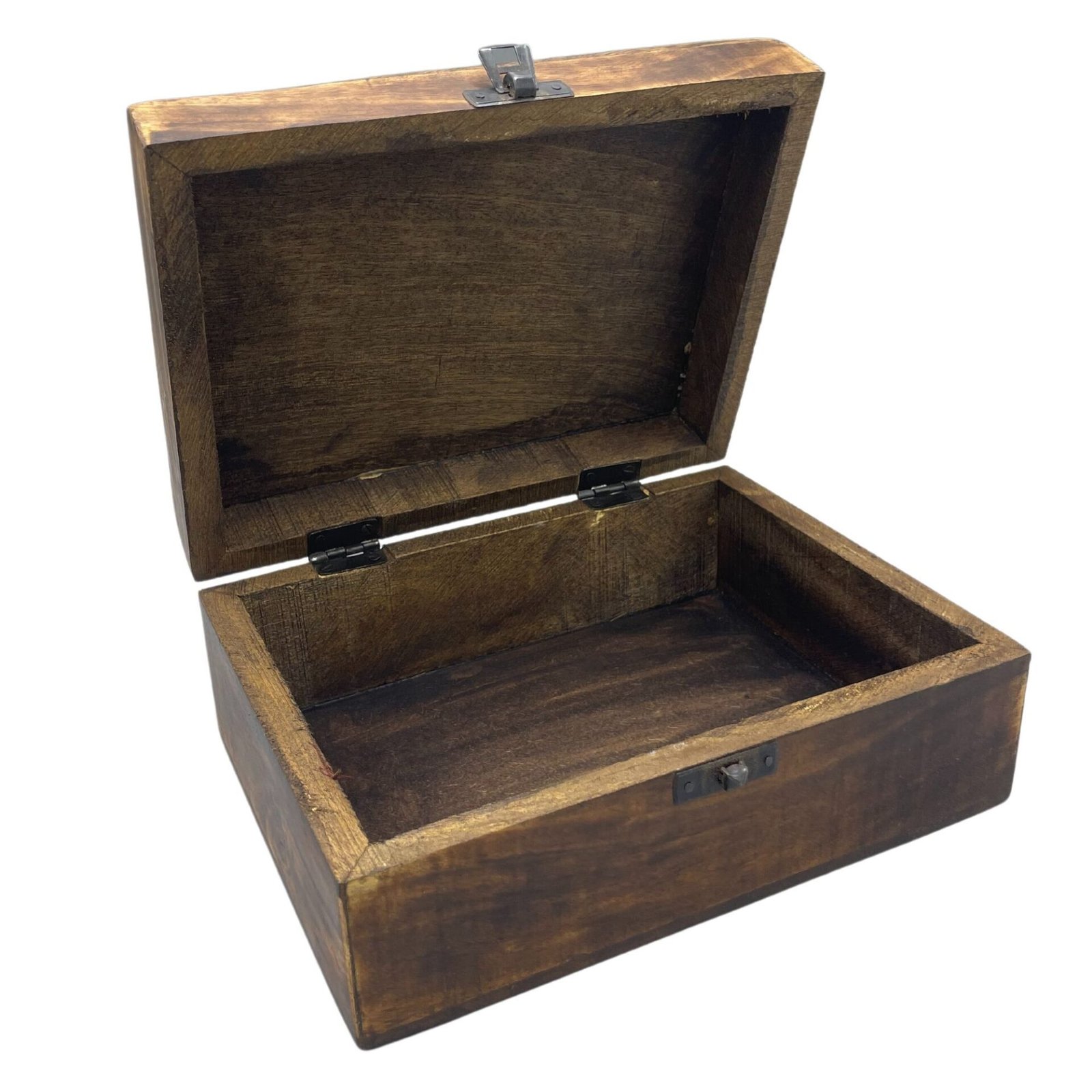 Caja Grande de Cerámica Esmaltada - 20x15x7.5cm - Blanco - Imagen 2
