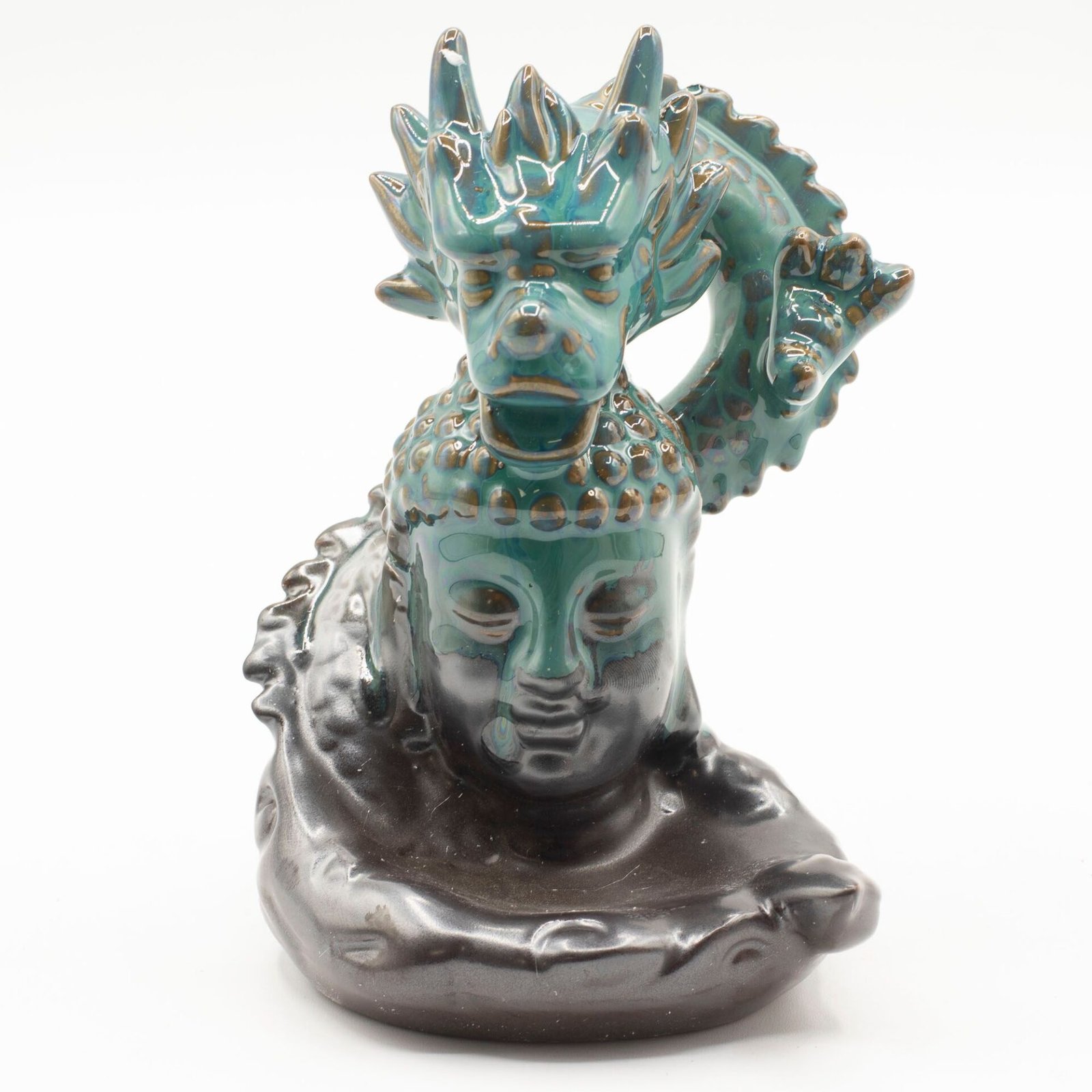 Quemador de incienso de flujo inverso - Dragón sobre Buda - Imagen 5