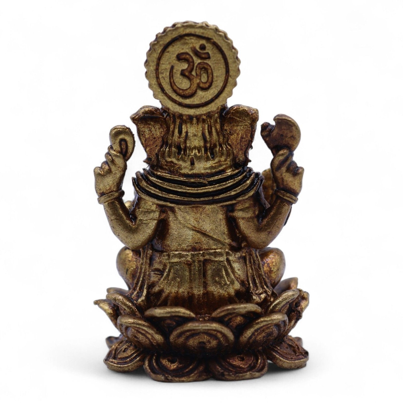 Dioses en miniatura de latón - Ganesha (52 g) - 49 mm - Imagen 4