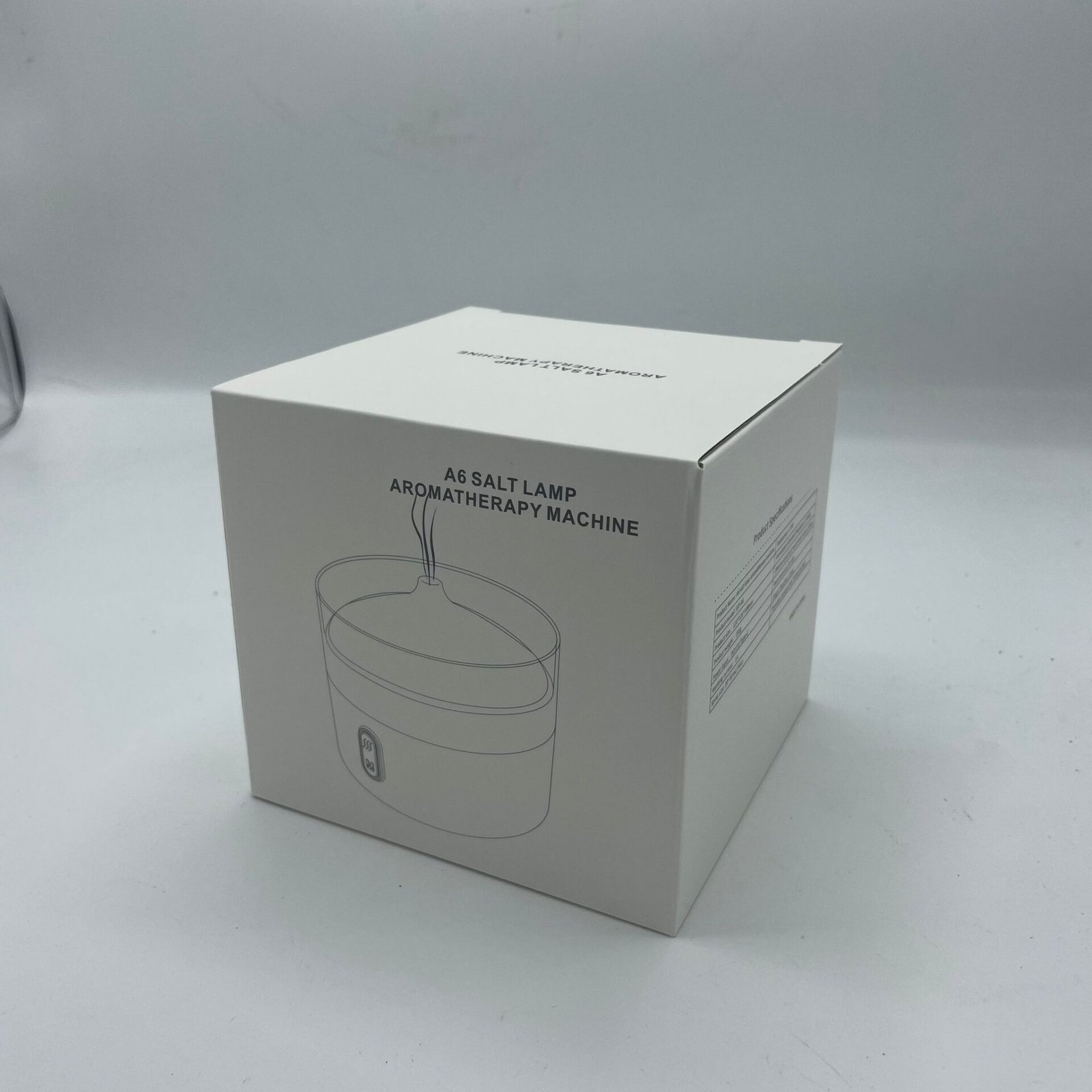 Difusor de Aroma de Sal del Himalaya - Luz Nocturna - USB-C - Efecto Llama (Sal incluida) - Imagen 4