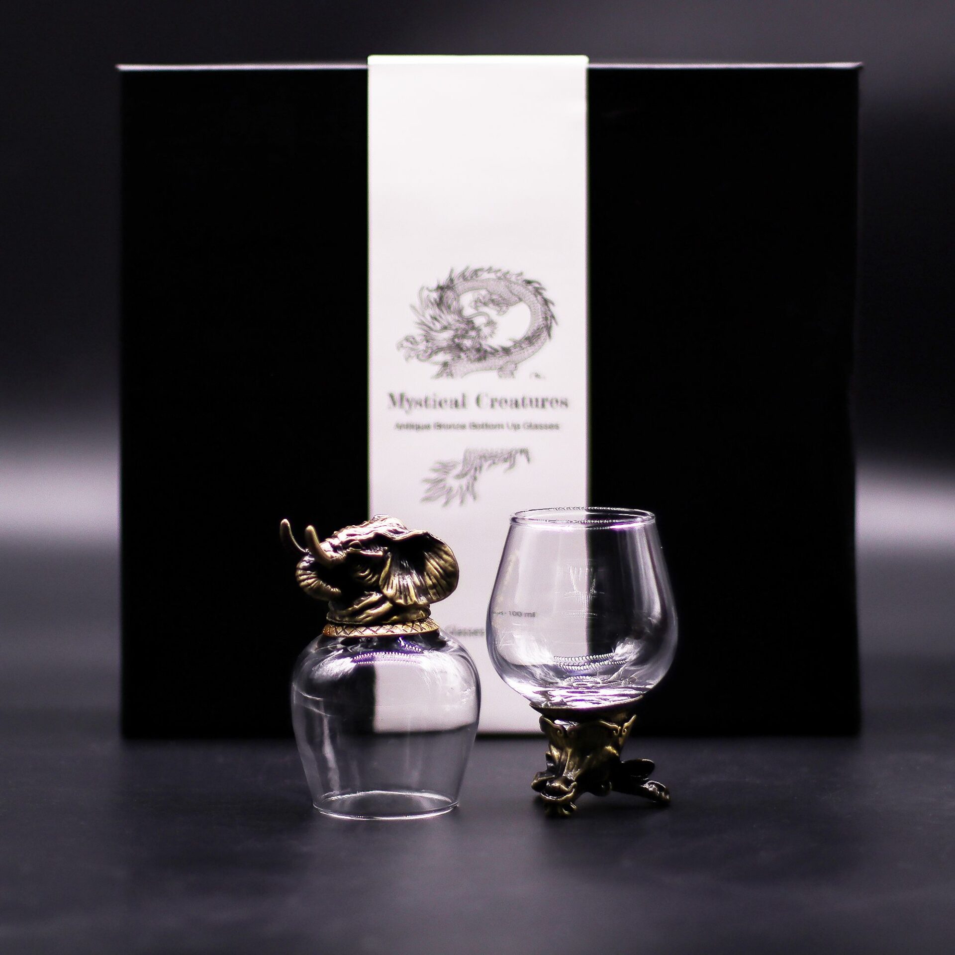 6 vasos (100 ml) - Criaturas Místicas - Bronce Antiguo - Imagen 6