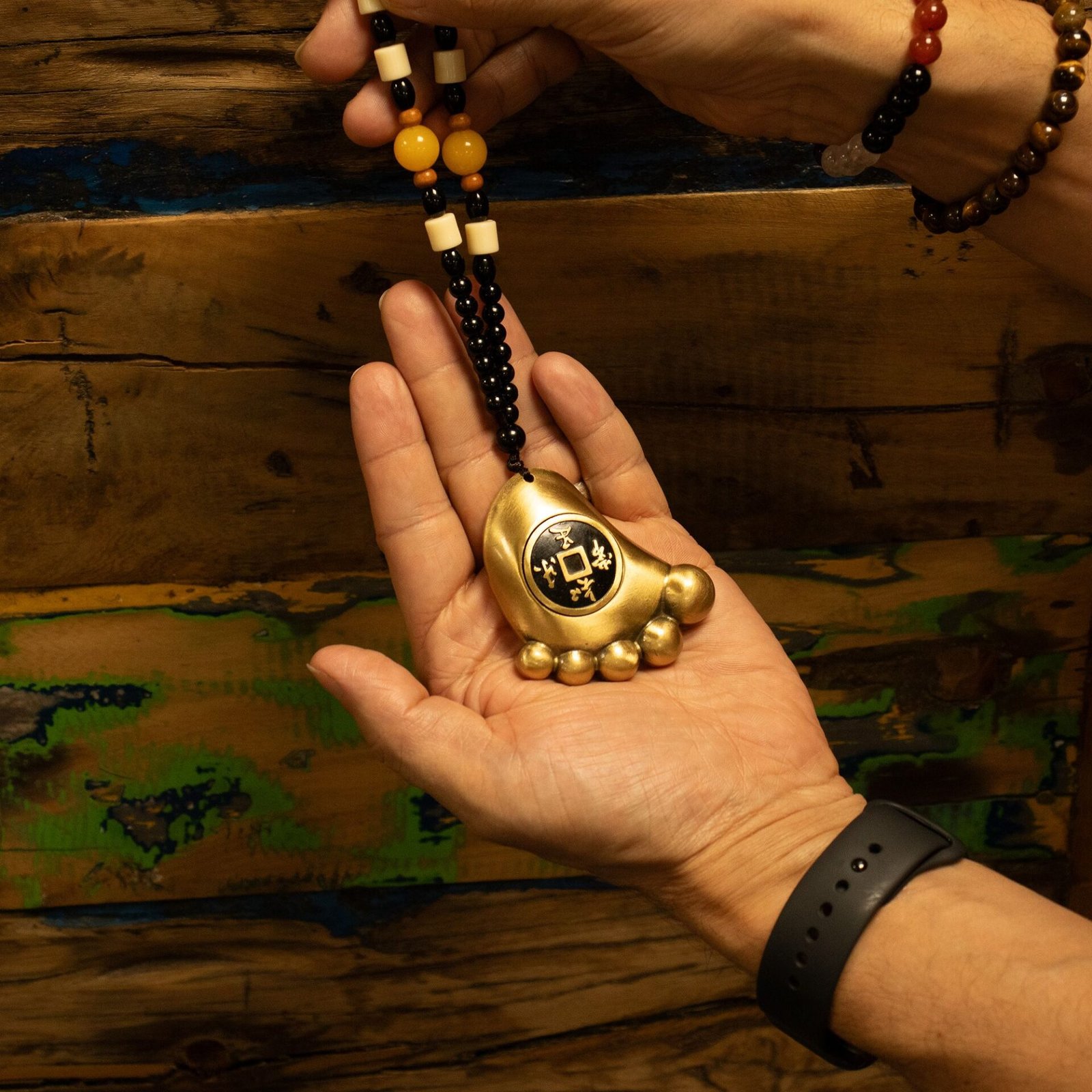 Colgante de Feng Shui - Amuleto para la riqueza - Imagen 3