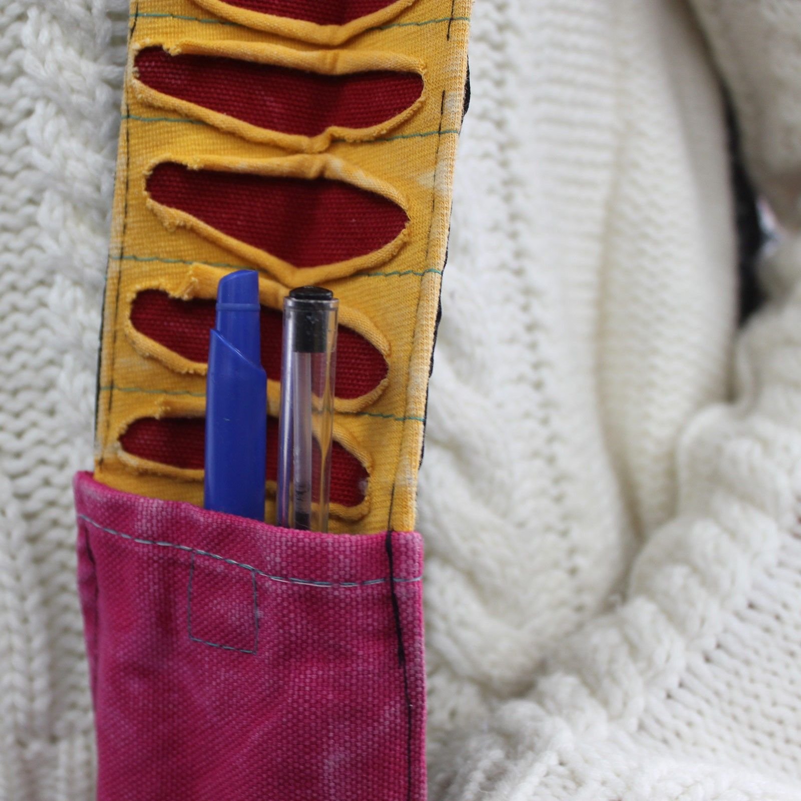 Bolso Étnico Estilo Hippie - Arena / paz - Imagen 4