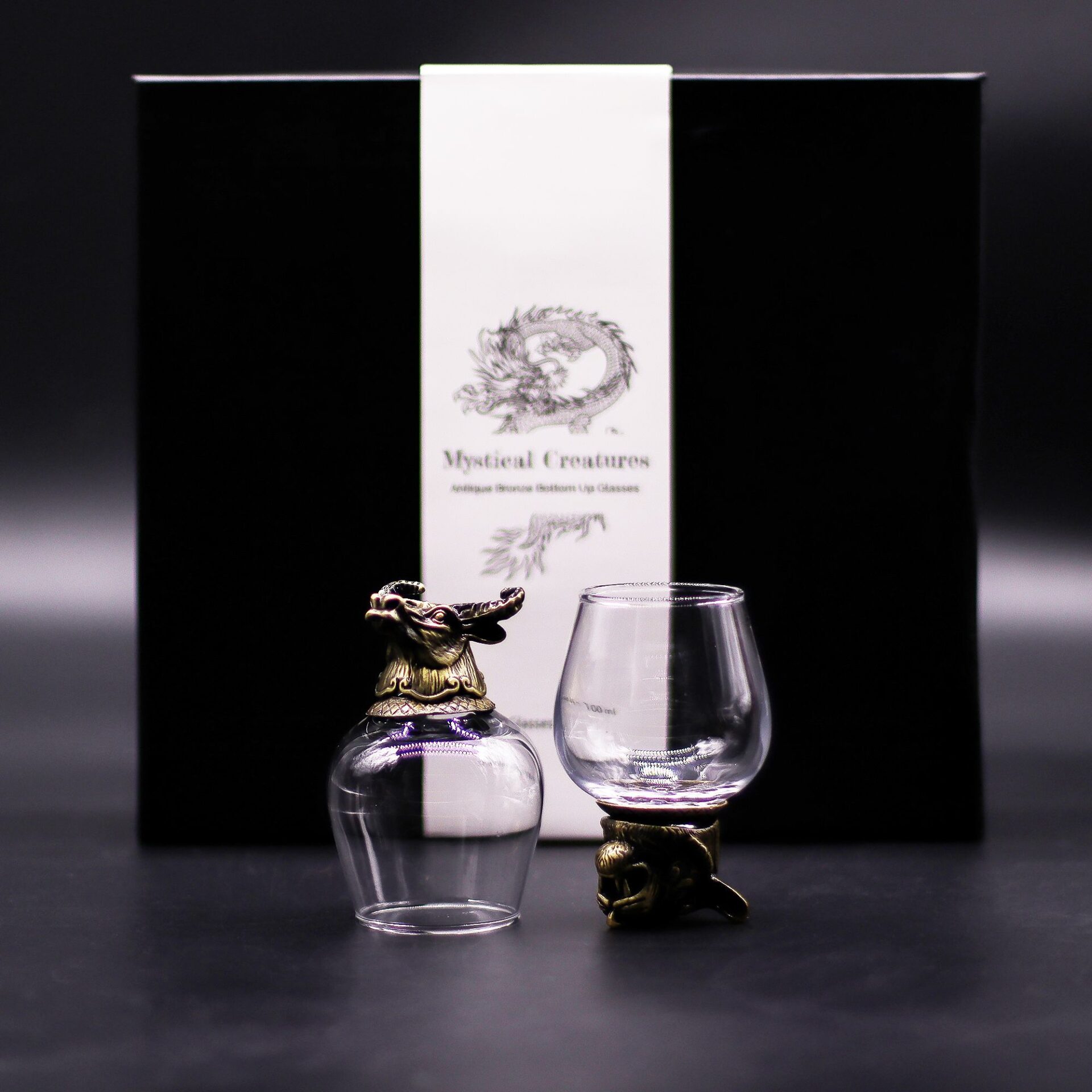 6 vasos (100 ml) - Criaturas Místicas - Bronce Antiguo - Imagen 7