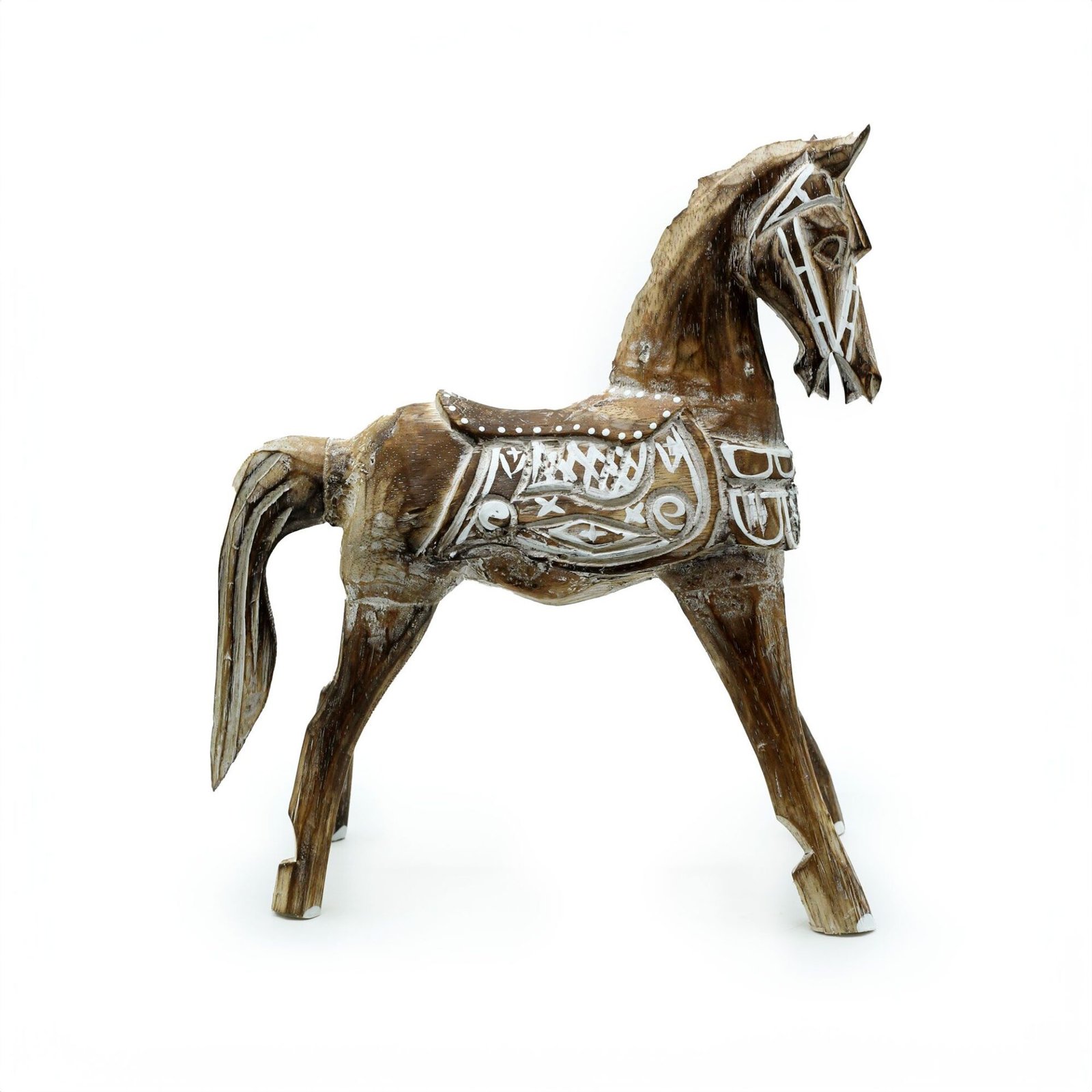 Caballo antiguo mediano 25 cm - Imagen 2