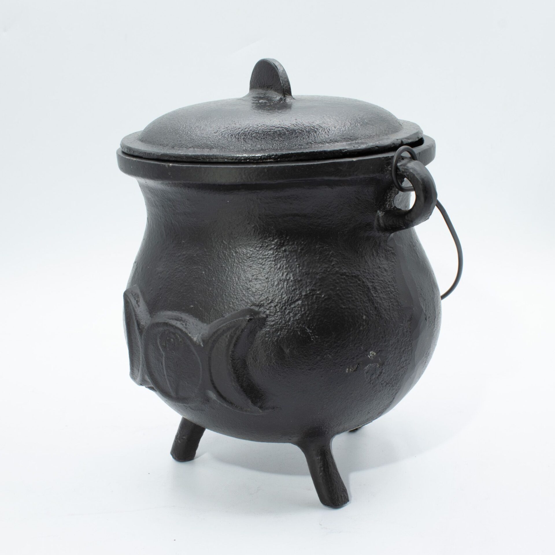 Caldero de hierro fundido Extragrande Triple Luna 23x18 cm, 4 kg - Imagen 5