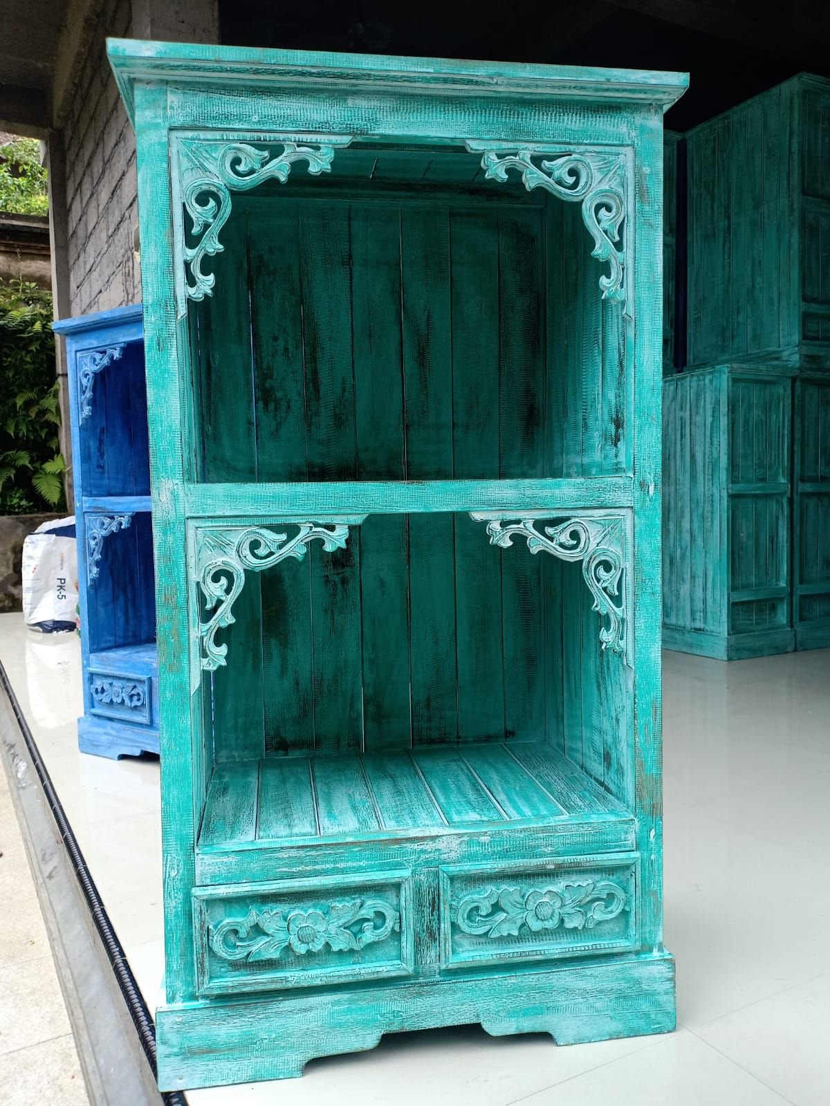 Mueble de baño Albasia - Turquoise wash - Imagen 3