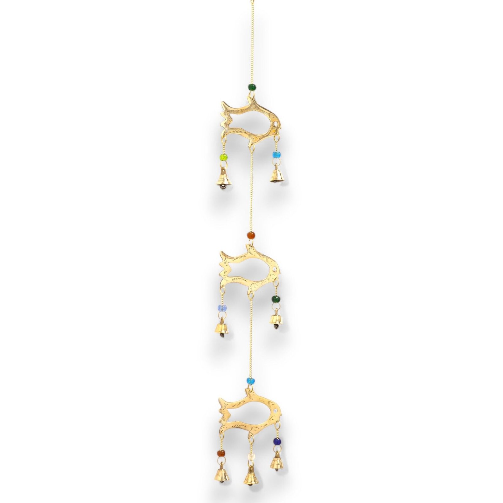 Campanas Indias - Pez - 7 Campanas - 8.5x54cm - Imagen 5
