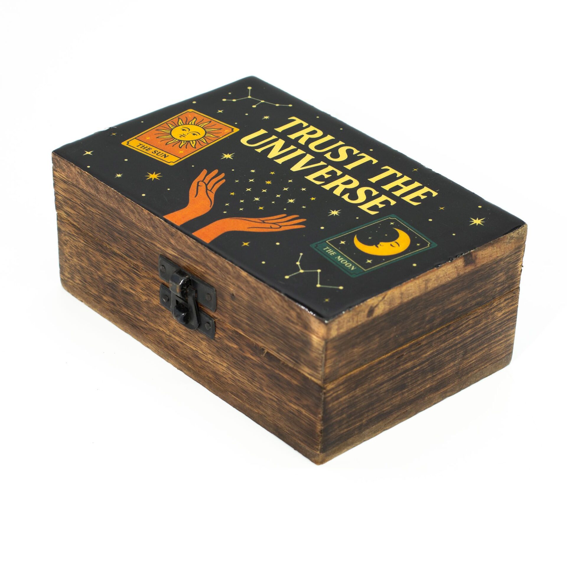 Caja esmaltada mediana - Confía en el Universo - Imagen 2