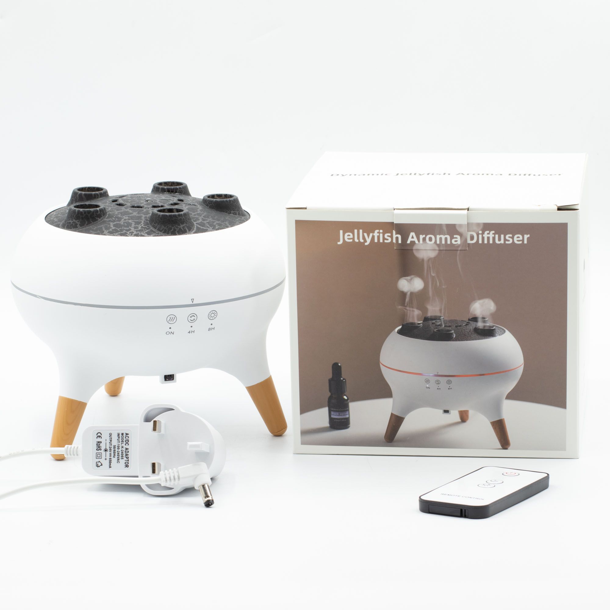 Difusor de aromas efecto medusa con luz LED multicolor - Imagen 7