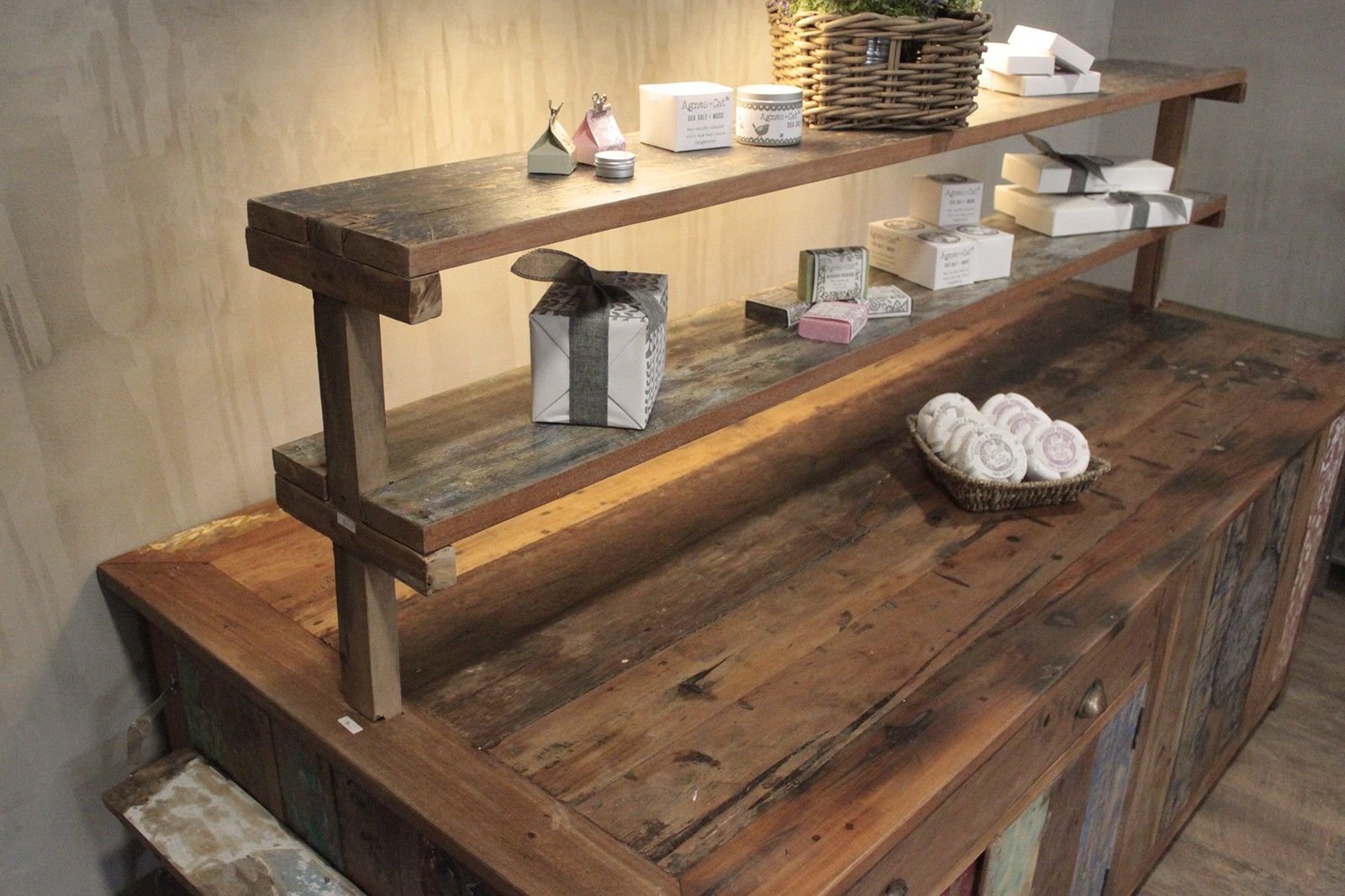 Mesa de exhibición central 207x97x80cm - Imagen 5