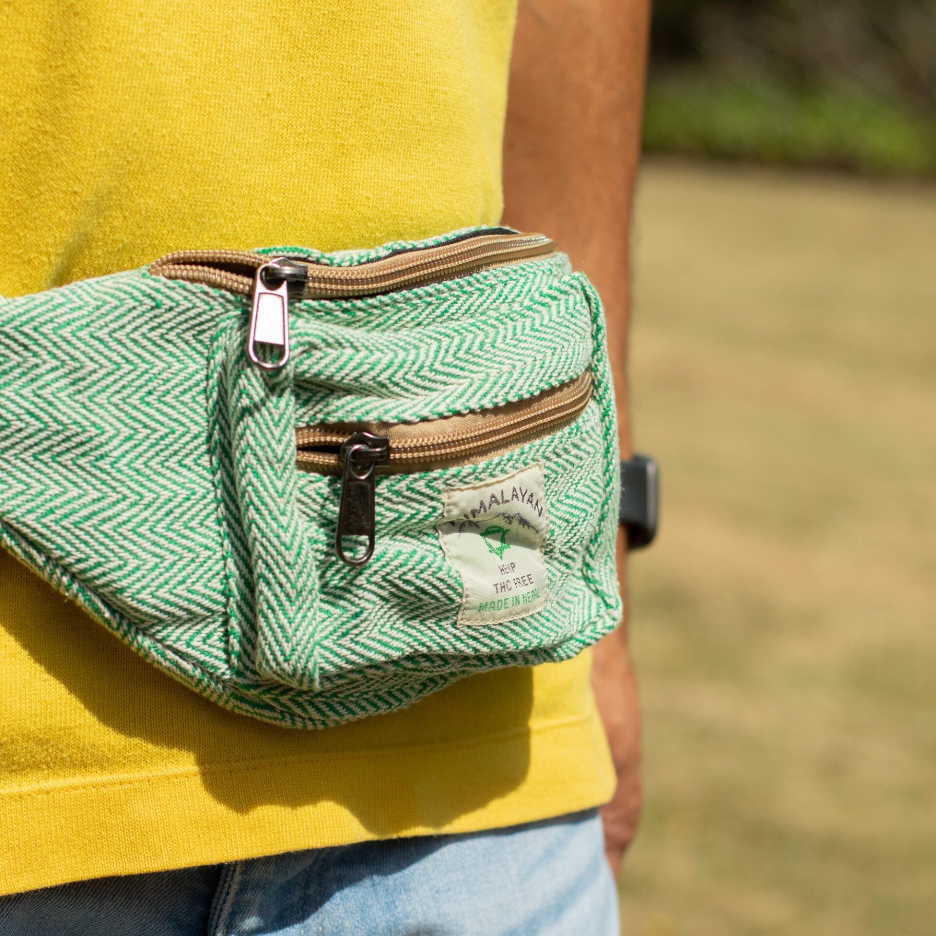 Riñonera de Cáñamo y Algodón - Salvia - Imagen 8