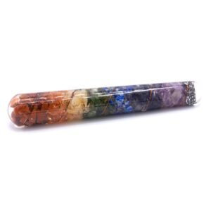 Varita Curativa chakra de orgonita y Cobre - 140 x 30 mm