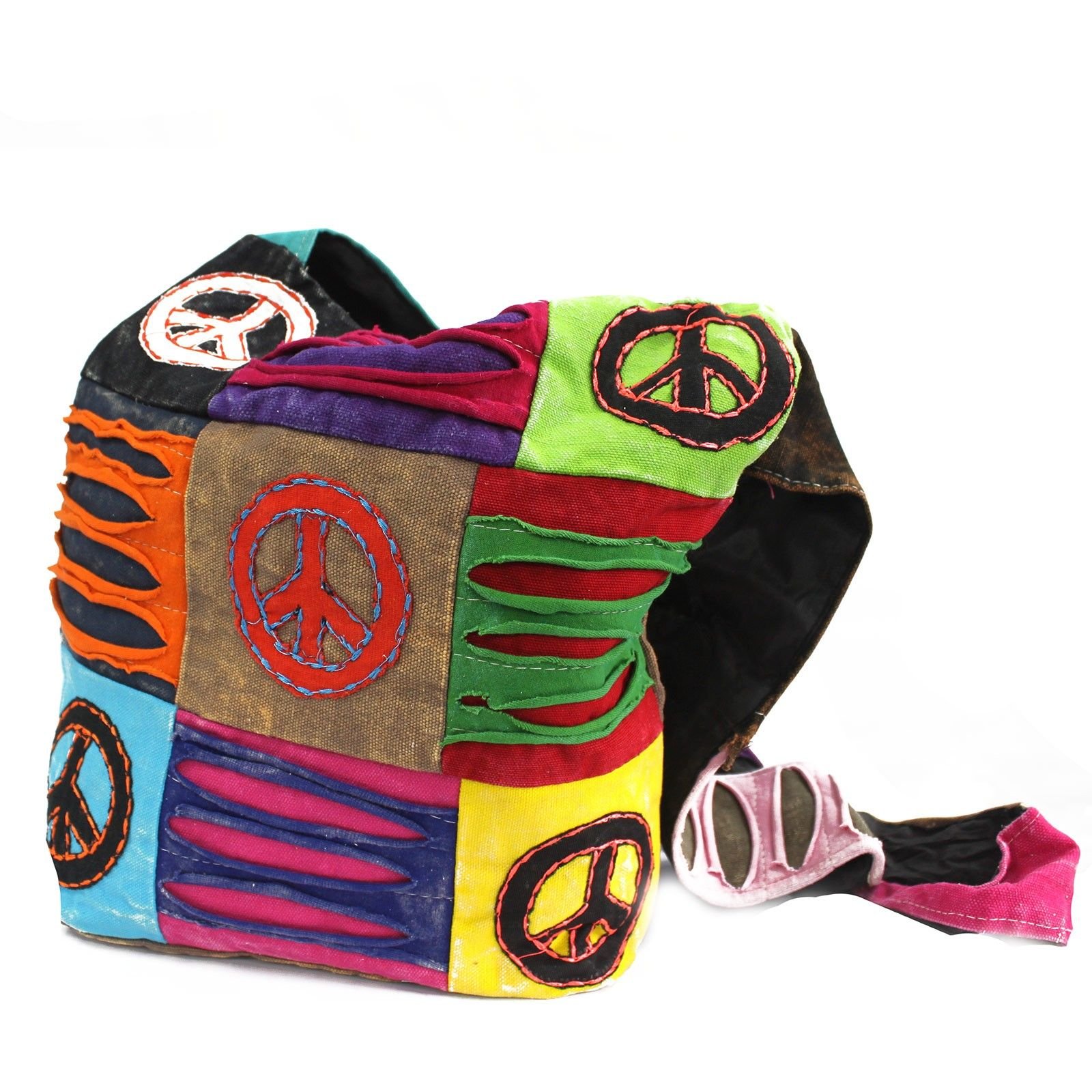 Bolso Étnico Estilo Hippie - Arena / paz - Imagen 5