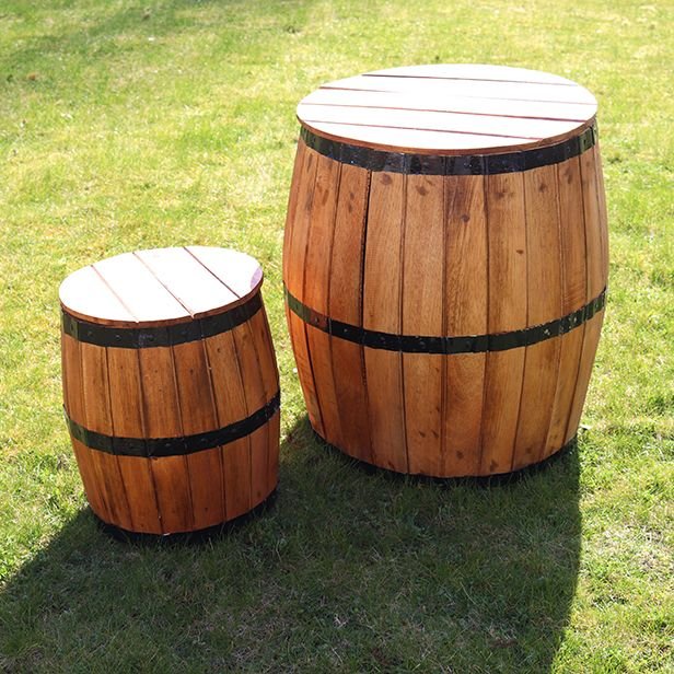 MESA - Barril de cerveza mesa - Natural - Imagen 2