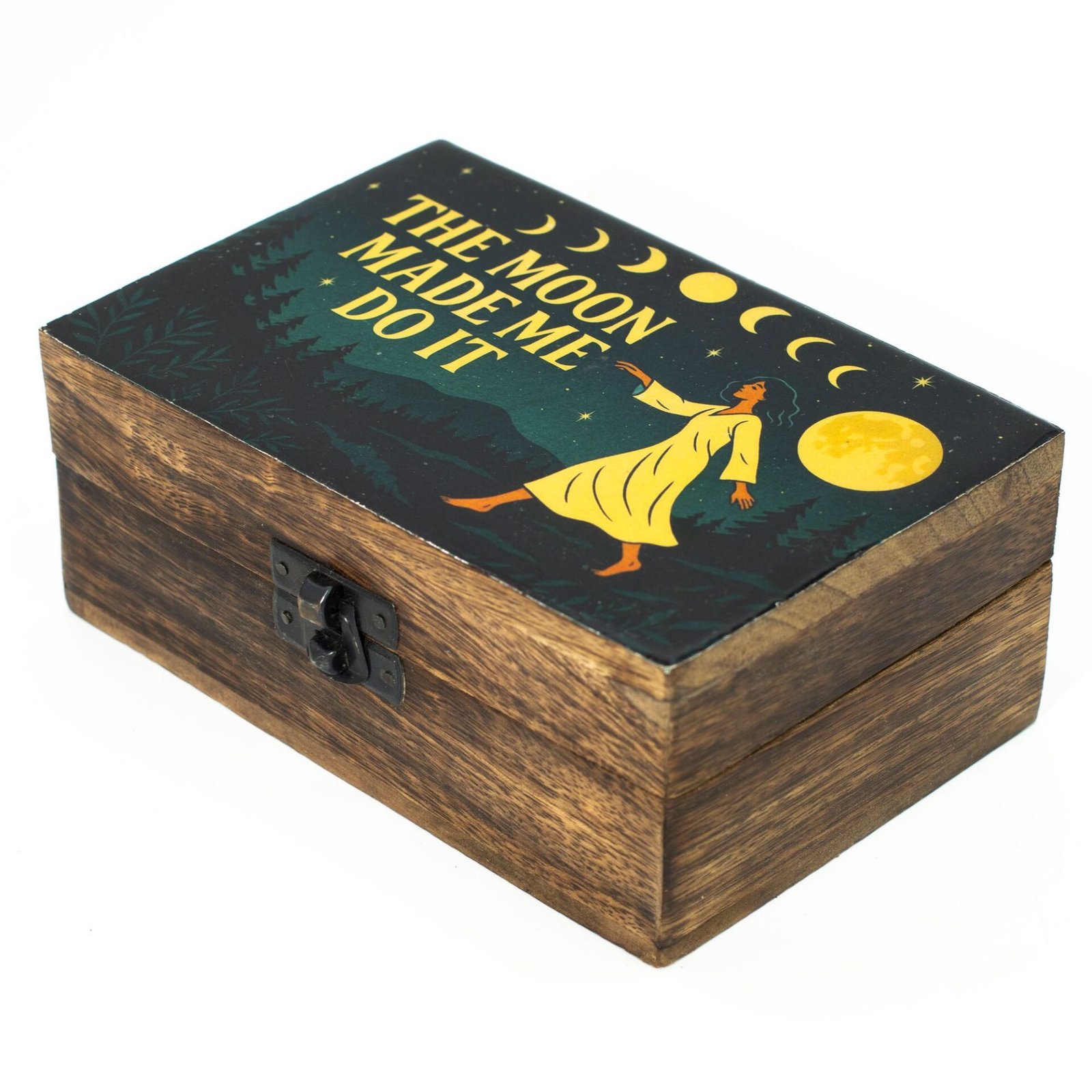 Caja esmaltada mediana - La luna me obligó a hacerlo - Imagen 2