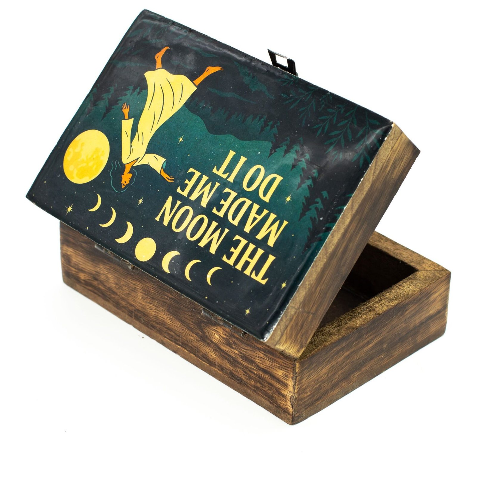 Caja esmaltada mediana - La luna me obligó a hacerlo - Imagen 5
