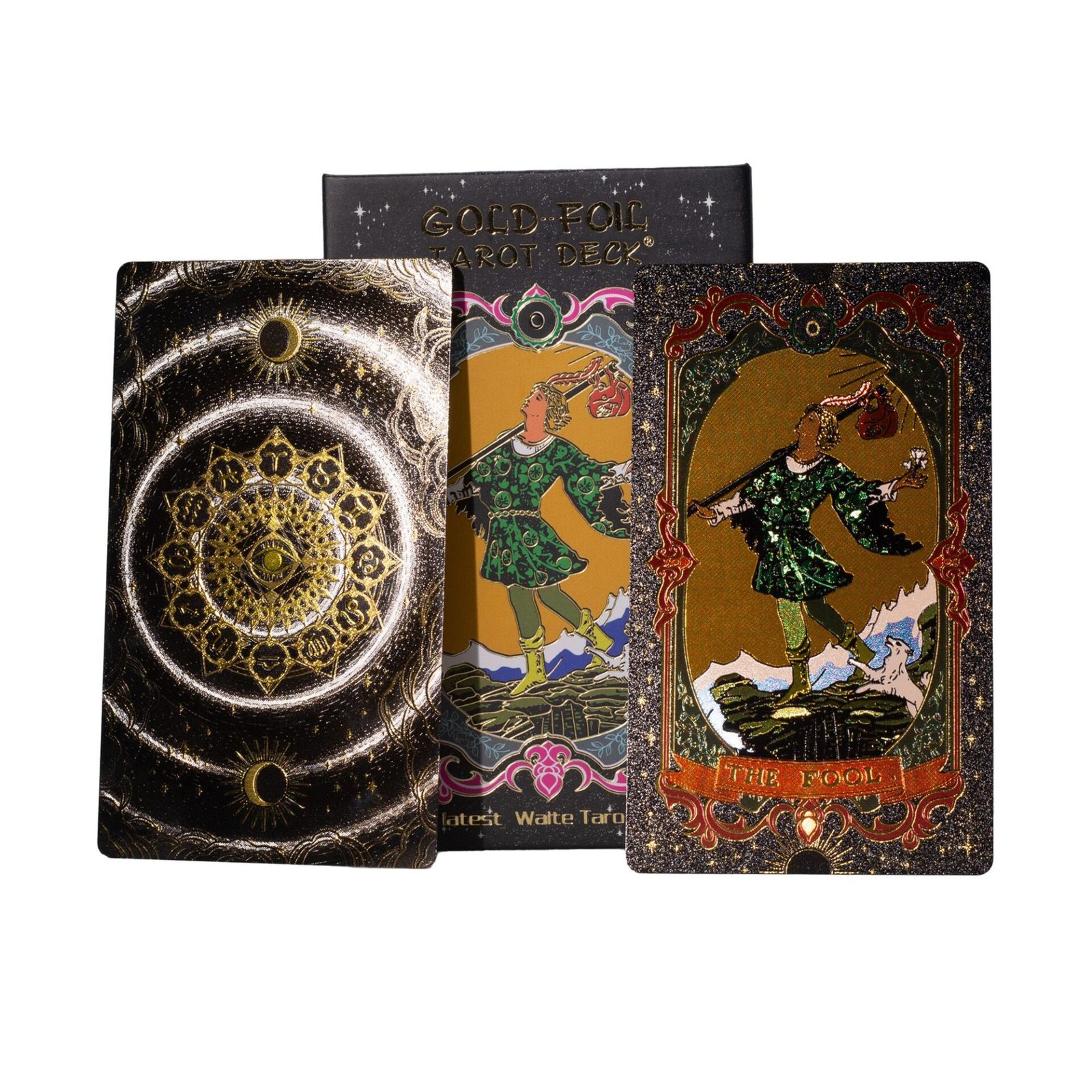 Cartas de Tarot con lámina dorada - con folleto - Imagen 4