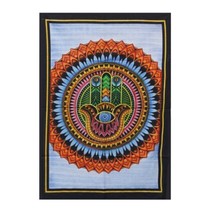 Tapiz de Algodón - Hamsa 112 x 78 cm.