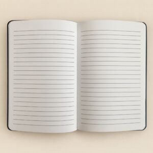 Cuaderno de terciopelo verde oscuro - 80 páginas - Haz que suceda