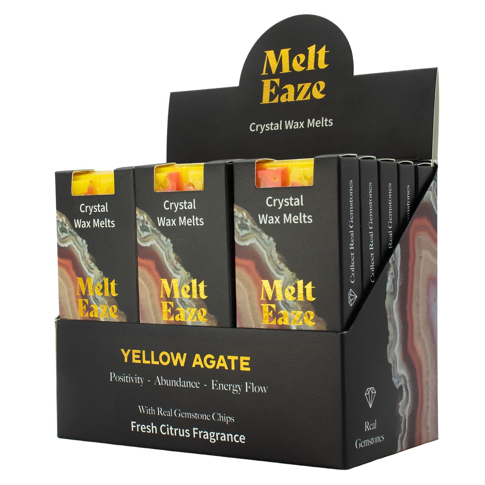 Pastillas de Cera Perfumada MeltEaze 50 g - Brillo Dorado - Cítricos Frescos - Imagen 3