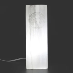 Lámpara Bloque Selenita 25cm - Árbol de la Vida