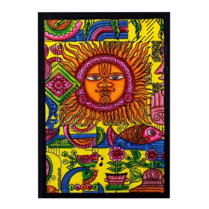 Tapiz de Algodón - Sol 115 x 75 cm.