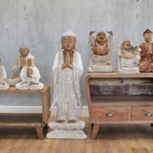 Estatua de Buda en pie - 1 m Bienvenida