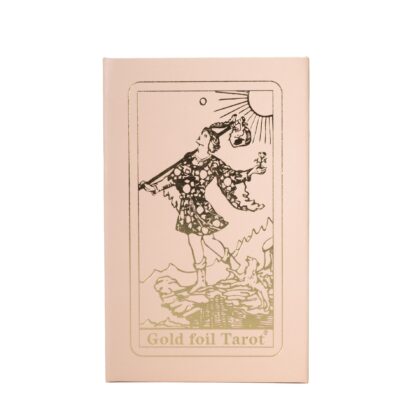 Cartas del tarot en caja de regalo rosa con lámina rubí - con folleto
