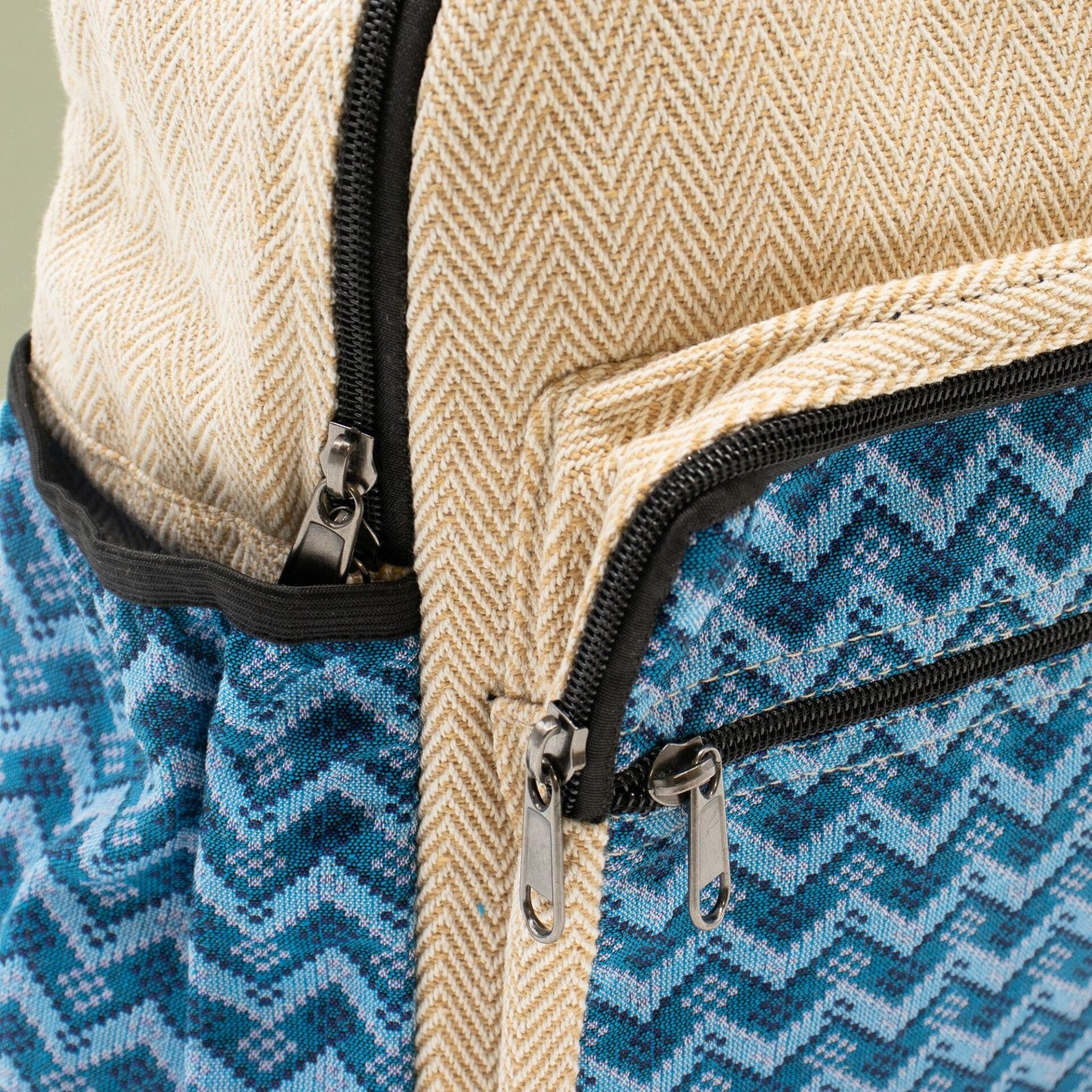 Mochila Mediana Katmandú - Diseño Dhaka (34x27x10cm) - Imagen 8