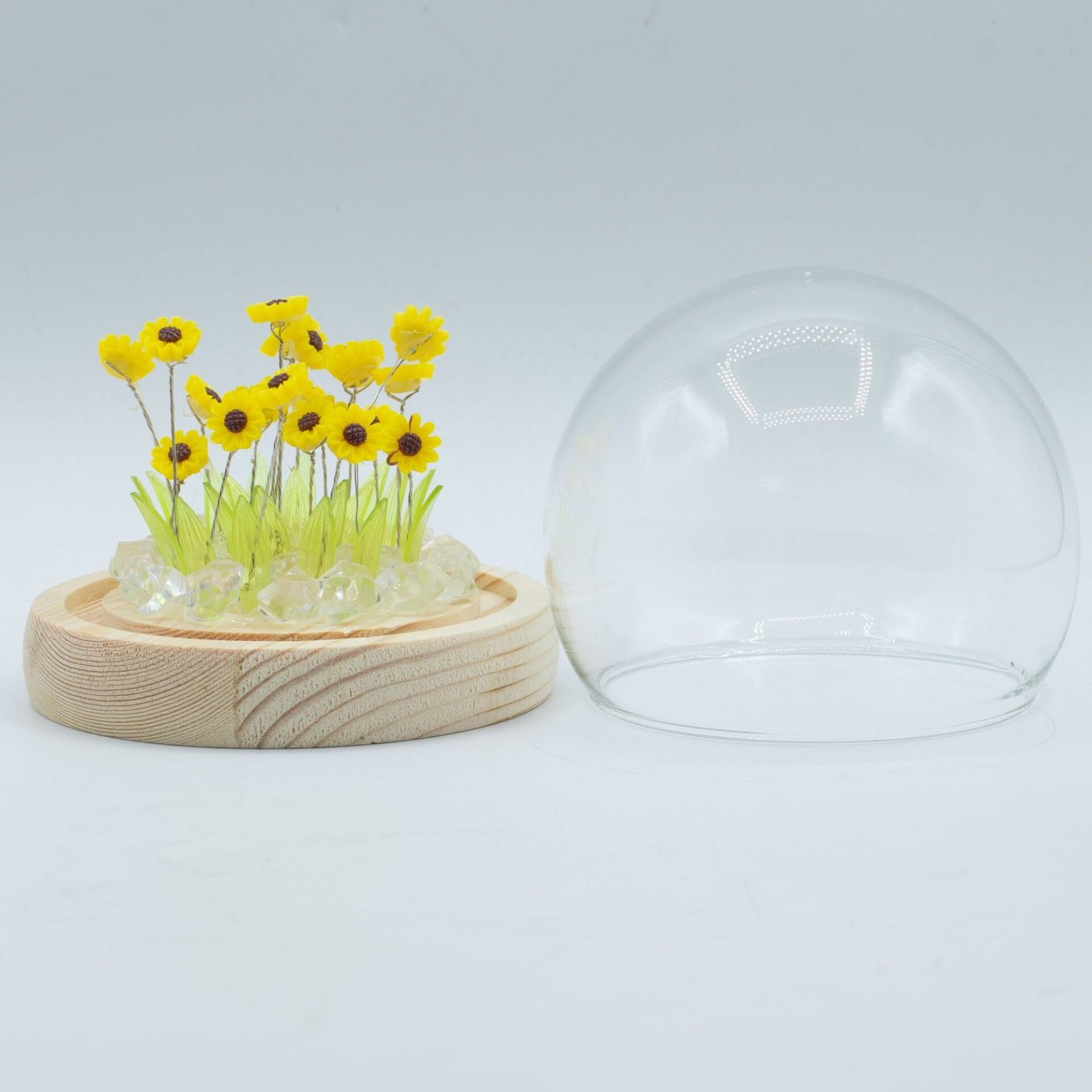 Domo de jardín Floral Glow - 20 girasoles - LED USB - Imagen 6