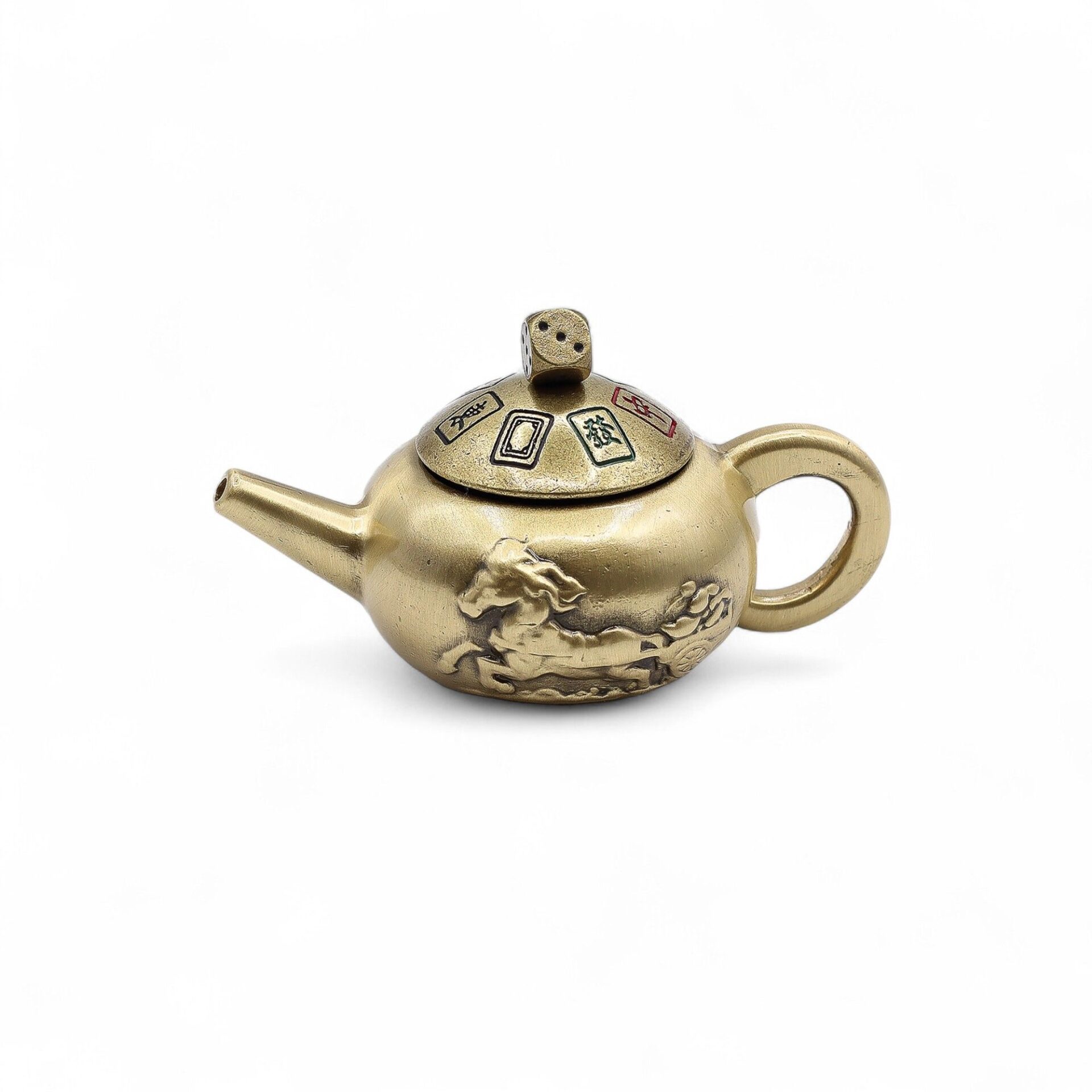 Tetera de la suerte con giro de dados - Fortuna del Feng Shui - Imagen 3