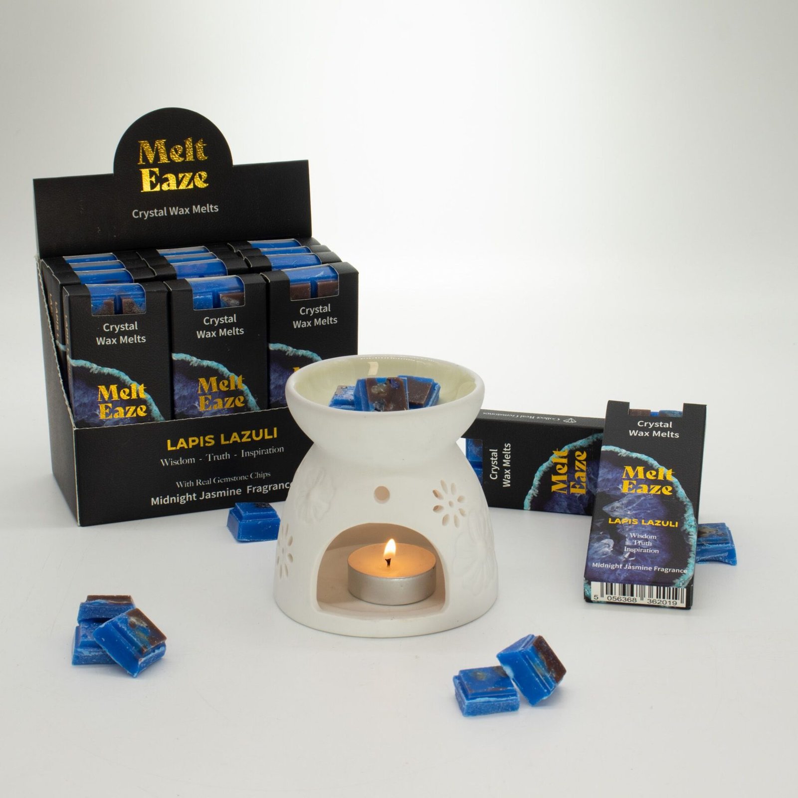 Pastillas de Cera Perfumada MeltEaze 50 g - Lapis Night - Jazmín de Medianoche - Imagen 2
