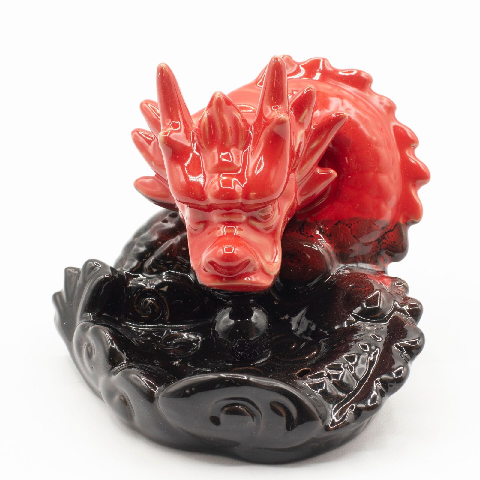 Quemador de incienso de contraflujo - Dragón Rojo Pequeño - Imagen 5
