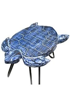 Juego de 3 maceteros de madera de Albasia - Tortugas - Imagen 2