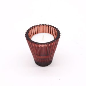 Portavelas reversible para cena / vela de té - Rojo Vampiro