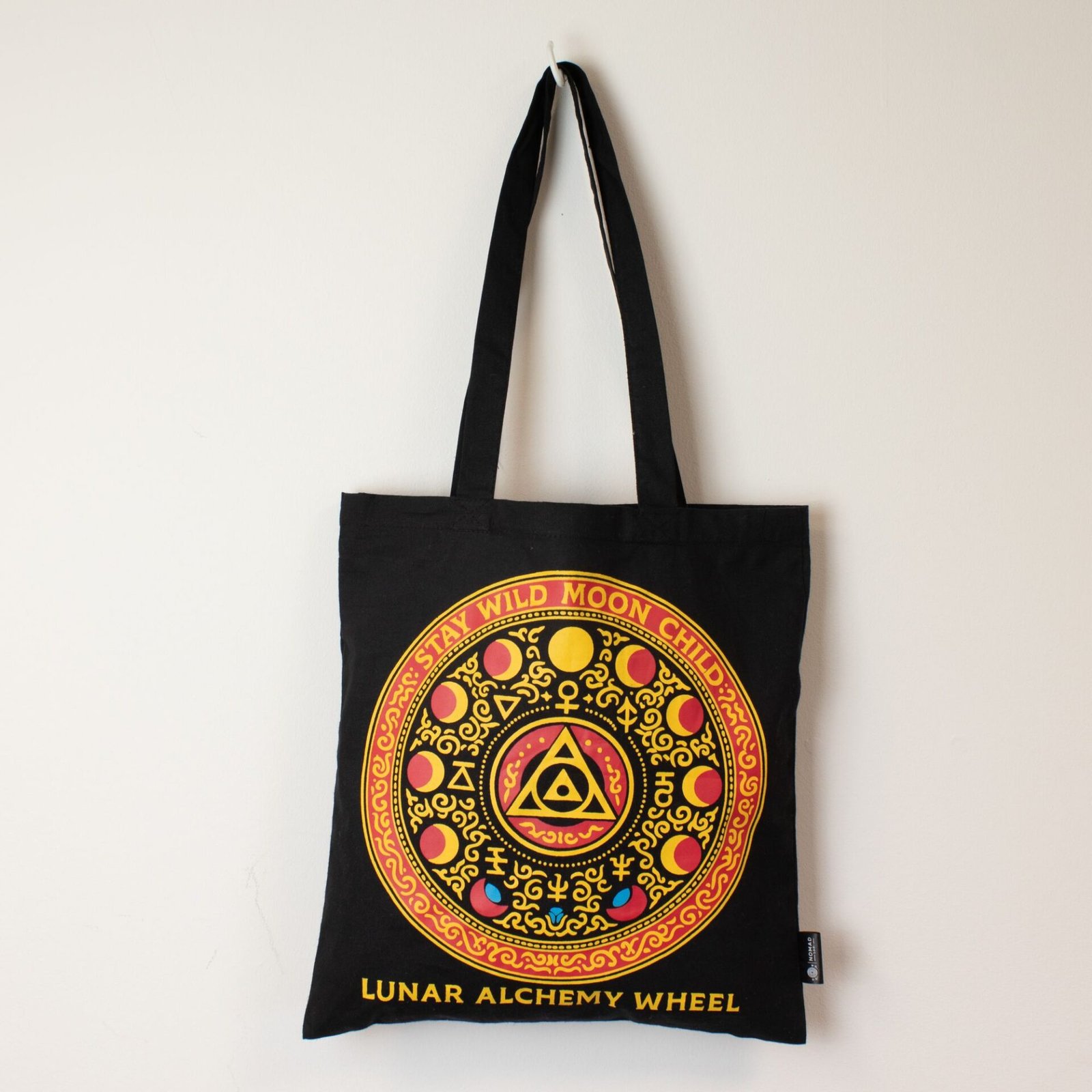 Bolso Tote Icónico Clásico - Luna Alchemy Wheel - Negro 6 oz - Imagen 2