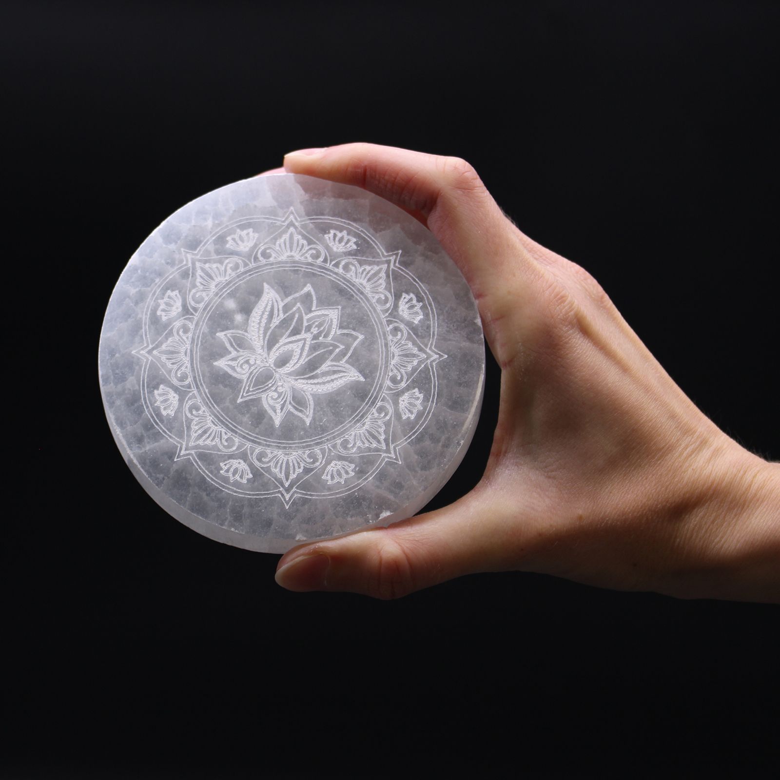 Placa de Carga Mediana 10cm - Lotus Mandala - Imagen 2