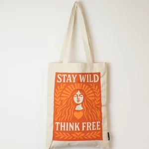 Bolso Tote Bag Nomad Sari Iconic Toni - Mantente salvaje - Natural 10oz