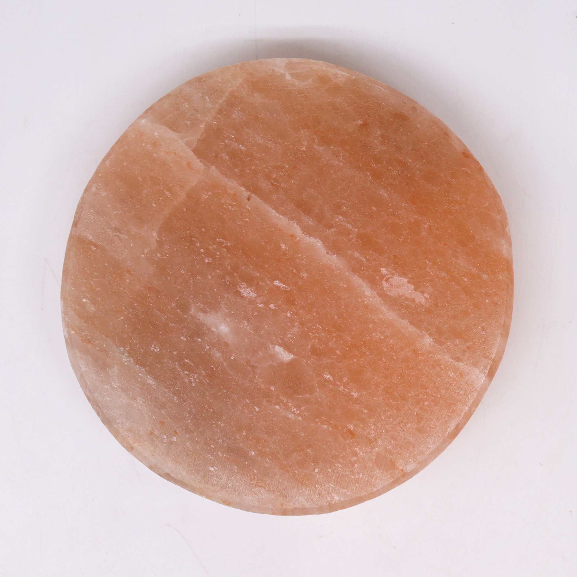 Placa de cocción de sal del Himalaya - Redondo - 20x20x5 cm - Imagen 4