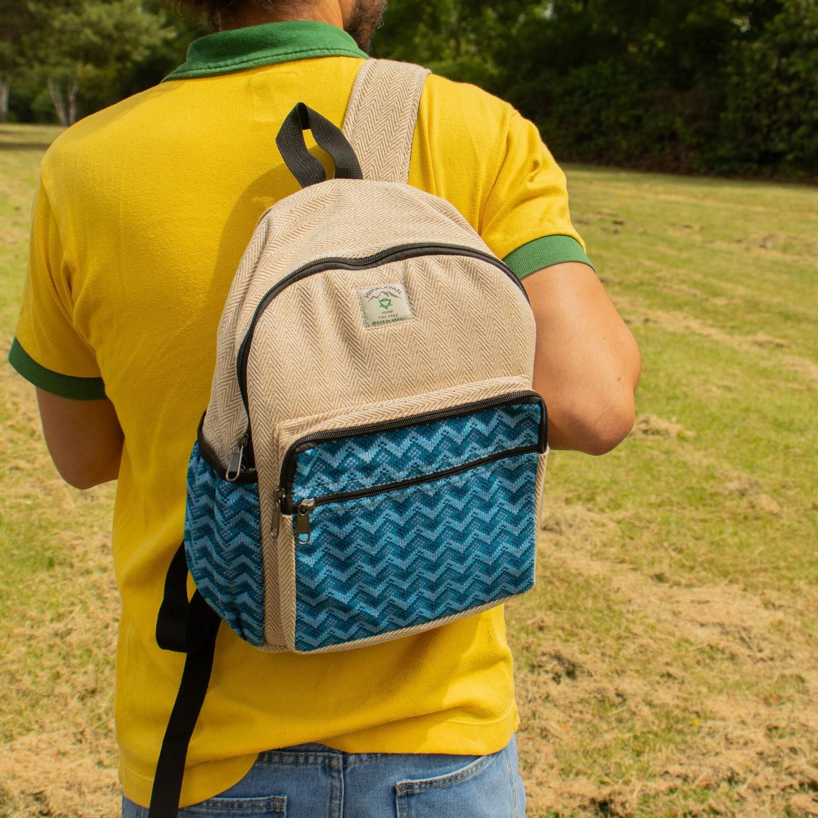 Mochila Mediana Katmandú - Diseño Dhaka (34x27x10cm) - Imagen 5