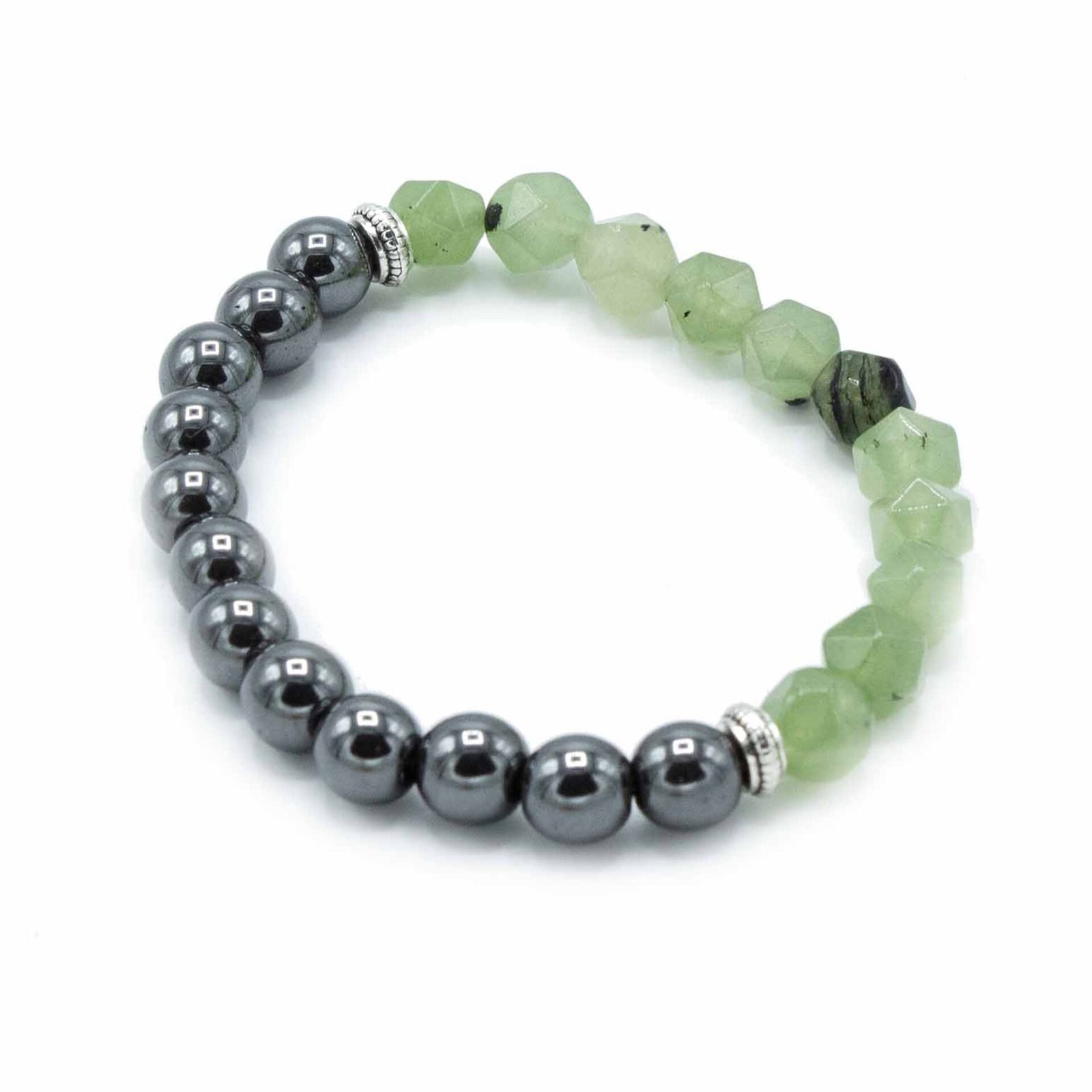 Pulsera de Piedra Preciosa Tallada - Jade Magnético - Imagen 2