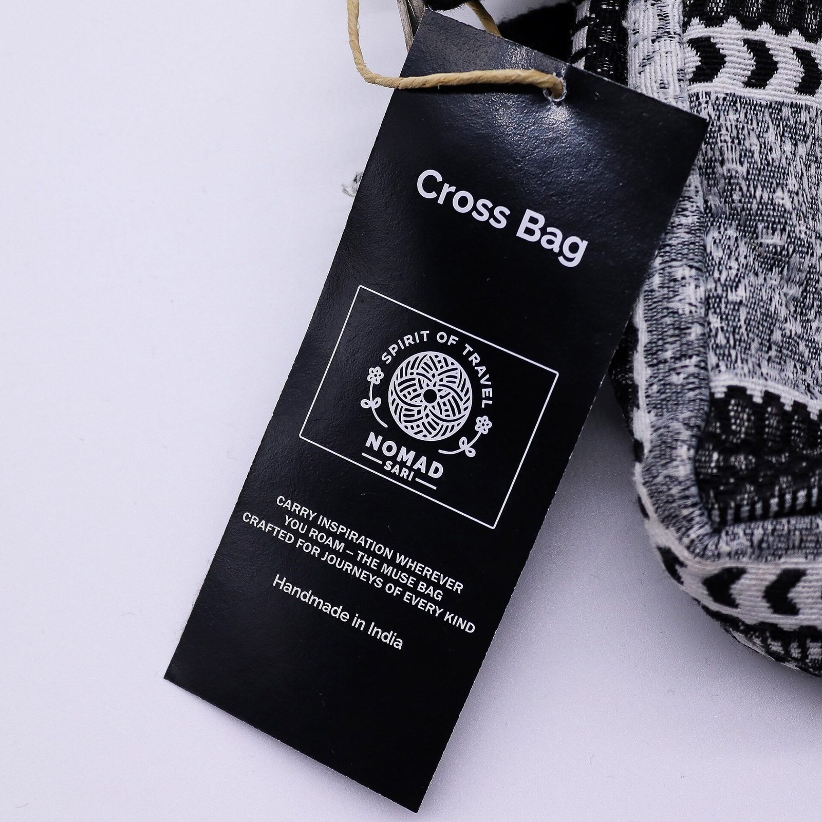 Bolso bandolera de Jacquard Natural - Caravana Urbana - Imagen 3