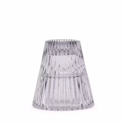 Portavelas reversible vela bujía/vela de té - Gris medianoche (2 unidades)