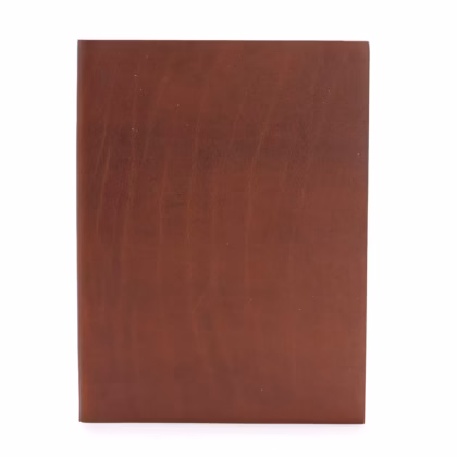 Cuaderno de Notas Grande Marrón Oscuro 20 x 15 cm.