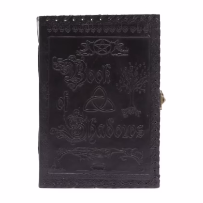Cuaderno Grande de las Sombras - Negro con Bordes Desgastados 25 x 18 cm.