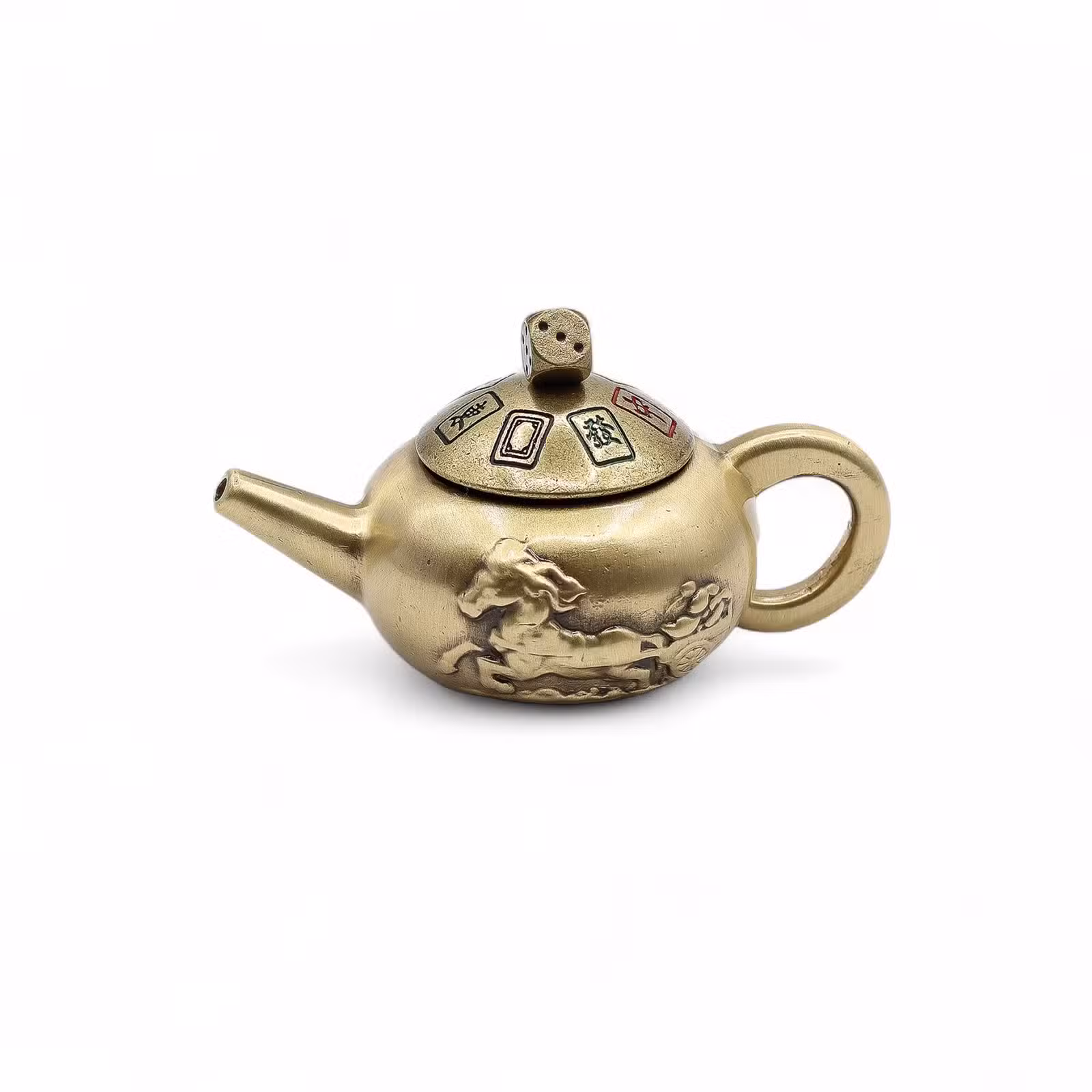 Tetera de la suerte con giro de dados - Fortuna del Feng Shui