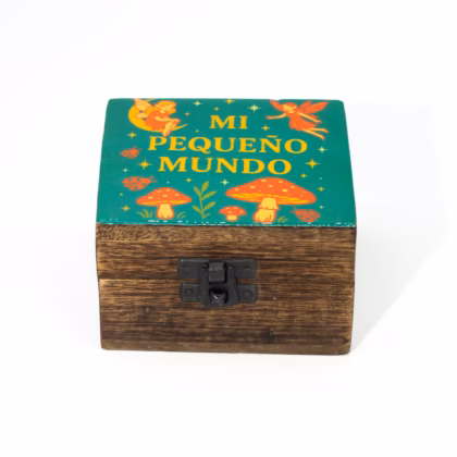 Caja esmaltada pequeña - Mi Pequeño Mundo